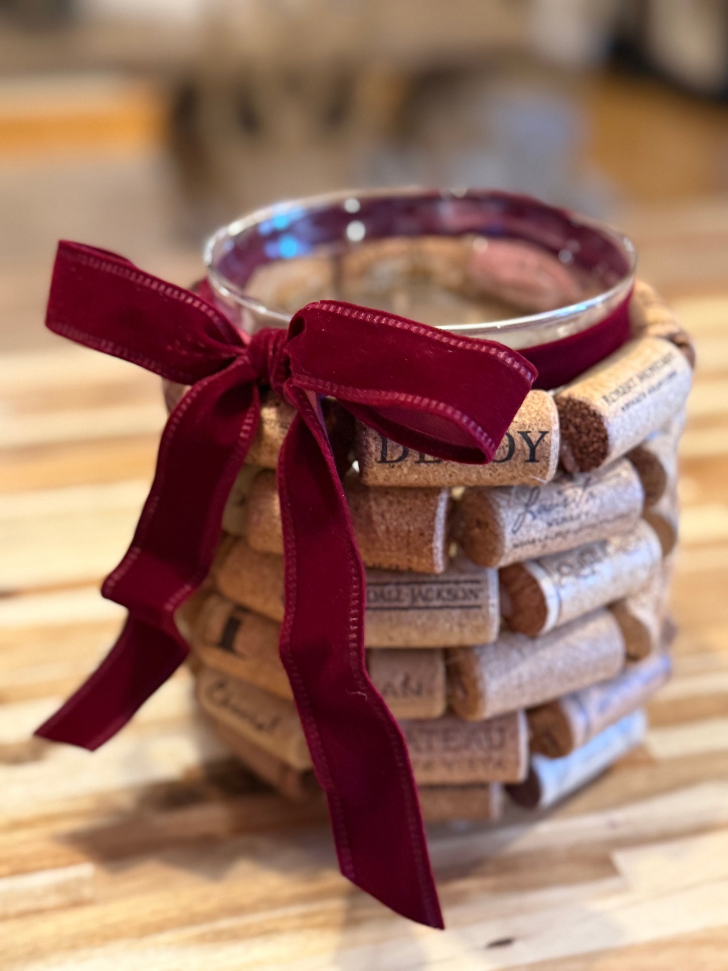 Cork Candle Holder