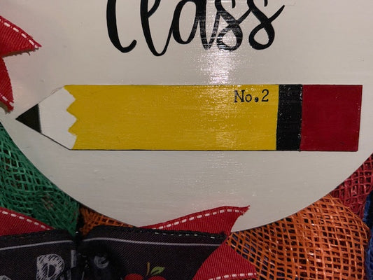 Teacher's Pencil Wreath