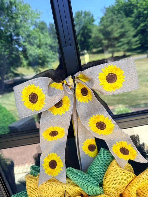 Sunflower with Bees