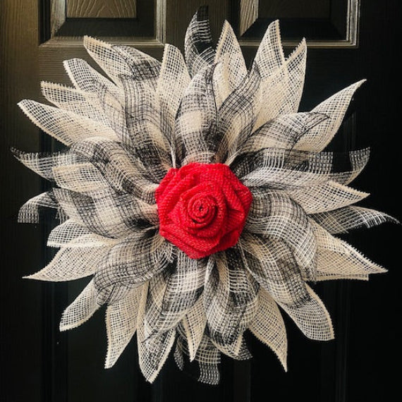 BUFFALO PLAID WREATH