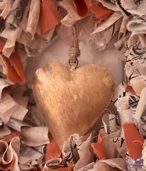 Shabby Chic Rag Wreath