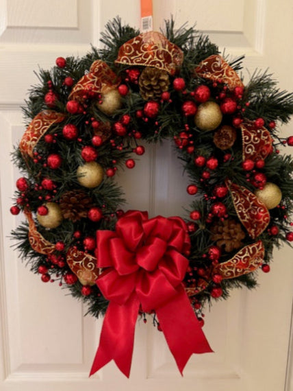 Holiday Wreath Restoration