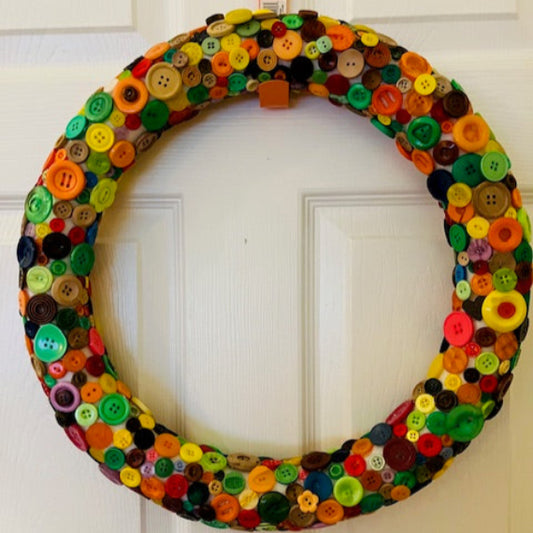 Button Wreath