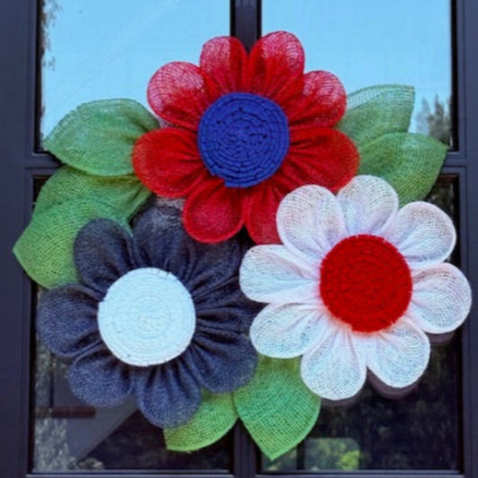 Tri Flower Wreath