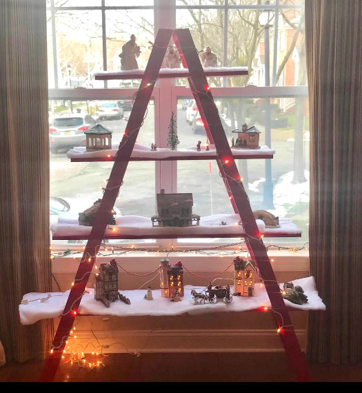 Christmas Tree Ladder Display