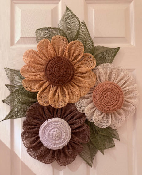 Tri Flower Wreath