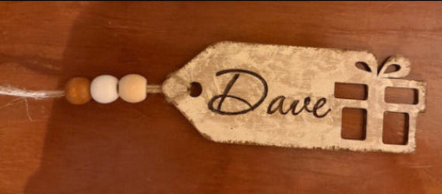 Personalized Stocking Tags