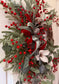 Berry and Magnolia Grapevine Wreath