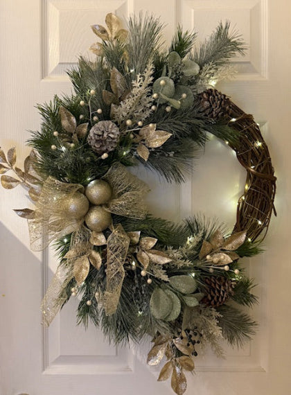 Winter Wonderland Grapevine Wreath