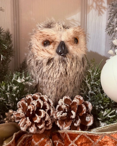 Winter Owl Wreath