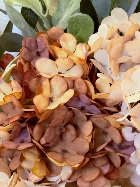 Hydrangea Grapevine Wreath