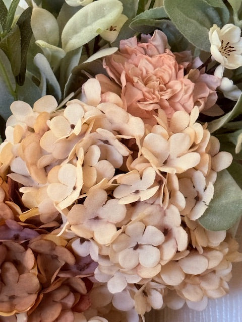 Hydrangea Grapevine Wreath