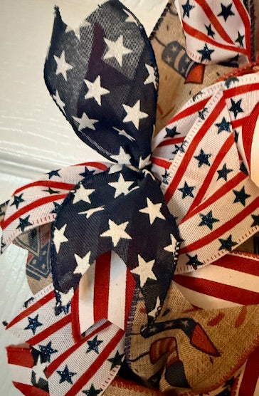 USA Ribbon Wreath