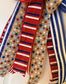 Red, White Blue Loop Bow