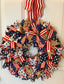 USA Ribbon Wreath