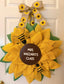 Sunflower with Bees