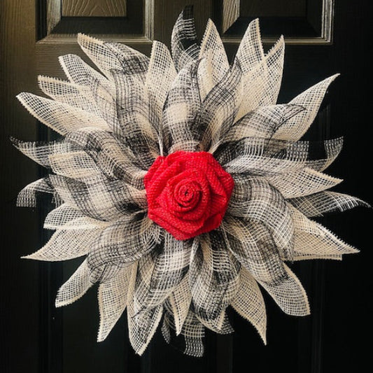Buffalo Plaid Wreath