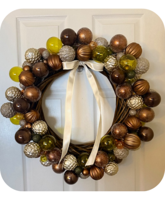 Rattan Ornament Wreath