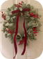 Lambs Ear Christmas Wreath
